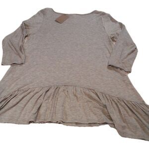 Women's‎ Bellamie Boutique Gray New With Tags Shirt Size Medium